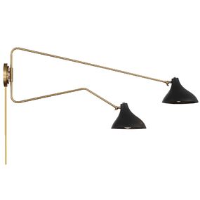 Adriana Swing-arm Plug-in Wall Sconce