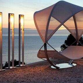 Dome Non-UL Outdoor Floor Lamp